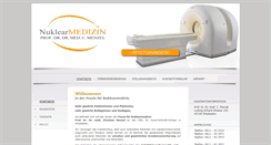 Desktop Screenshot of nuklearmedizin-hsk.de